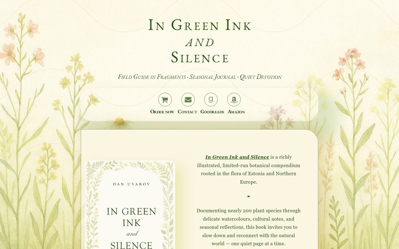 In Green Ink and Silence A Botanical Field Guide(00)